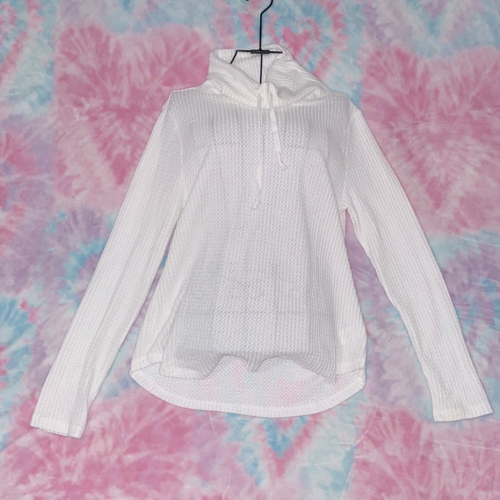 Long sleeve cowl neck sweater